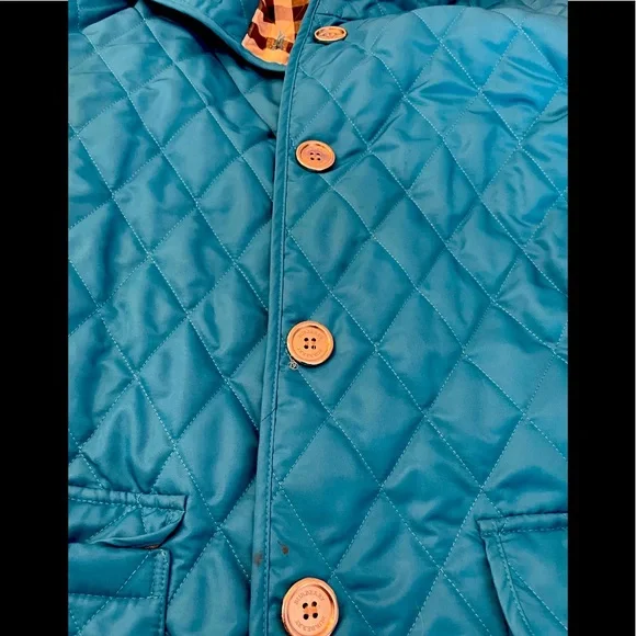 BURBERRY Brit Authentic quilted teal blue jacket. Excellent condition- - Picture 3 of 7